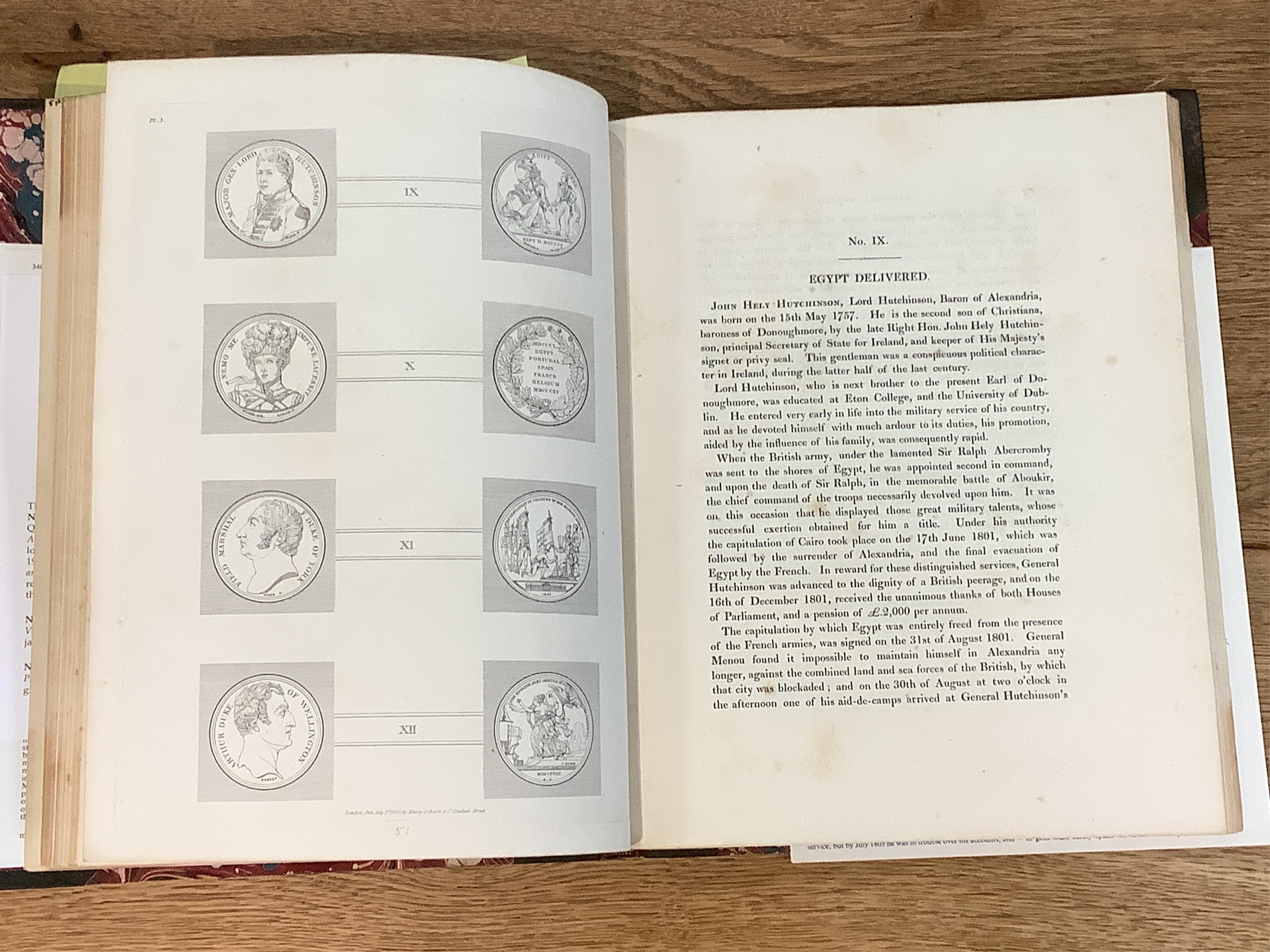 Mudie, James. An Historical and Critical Account of a Grand Series of National Medals, 1820